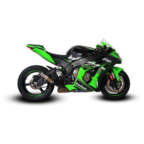 KAWASAKI ZX10R 2010 2020 EU APPROVED SLIP ON EXHAUST SYSTEM