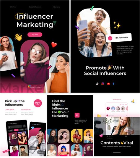 Influencer Design Presentation Template