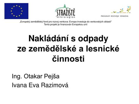 PPT Nakládání s odpady ze zemědělské a lesnické činnosti PowerPoint