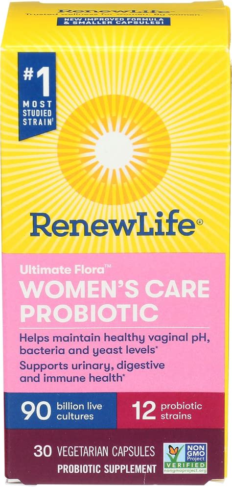 Renew Life Ultimate Flora Womens Care Probiotic 90 Billion