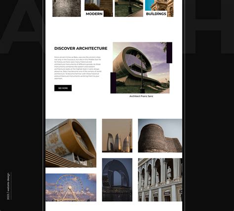 Baku Architecture Blog Website :: Behance