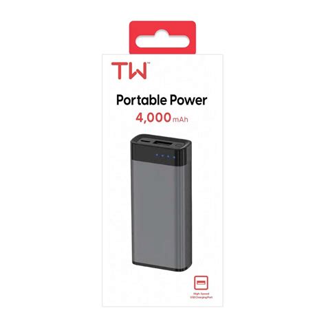 Tw 4000 Mah Portable Power Bank