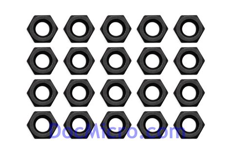 Boulons EK Loop Nut Set M4 Black 20pcs EK Water Blocks