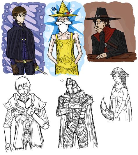 Icewind Dale Characters by Tralaskavor on DeviantArt