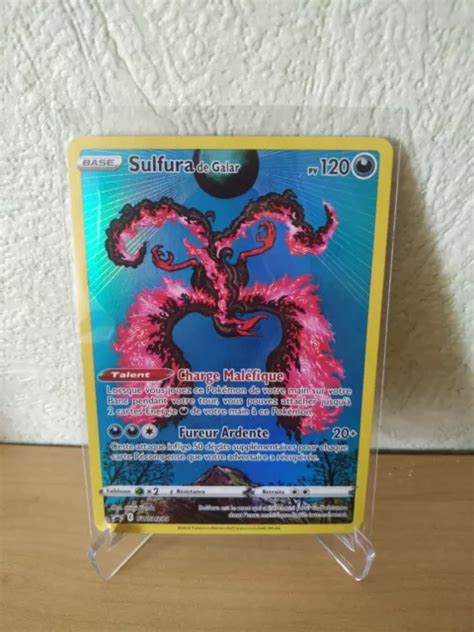 Carte Pokemon Sulfura De Galar Swsh Carte Promo Eb Fr Sortie