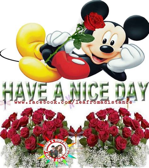 Mickey Mouse Have A Nice Day Pictures Photos And Images For Facebook