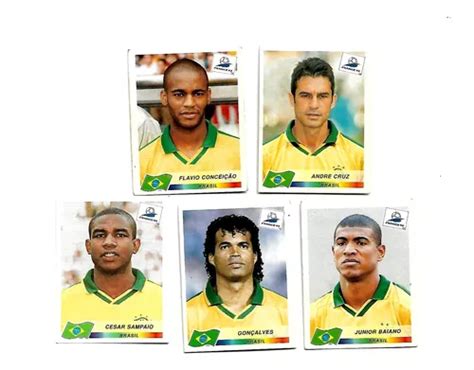 Figurinhas Time Brasil Da Copa Nunca Coladas Parcelamento Sem