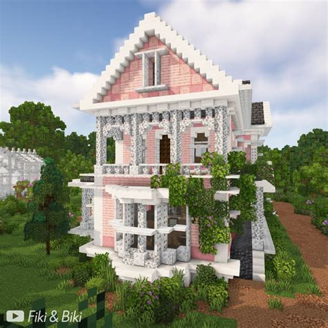 Valentine Manor Minecraft Victorian Mansion In 2024 Minecraft Houses Minecraft Mansion