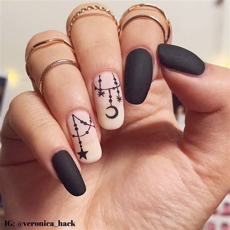 Matte Witch Nail Art For Halloween Nails Witch Nails Nail Art