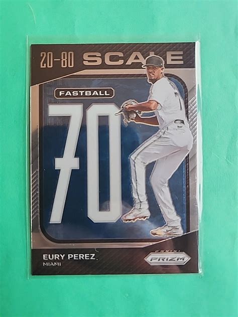 Panini Prizm Scale Insert Sc Eury Perez Miami Marlins