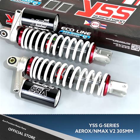 YSS REAR SHOCK G SERIES AEROX NMAX V2 305MM Shopee Philippines