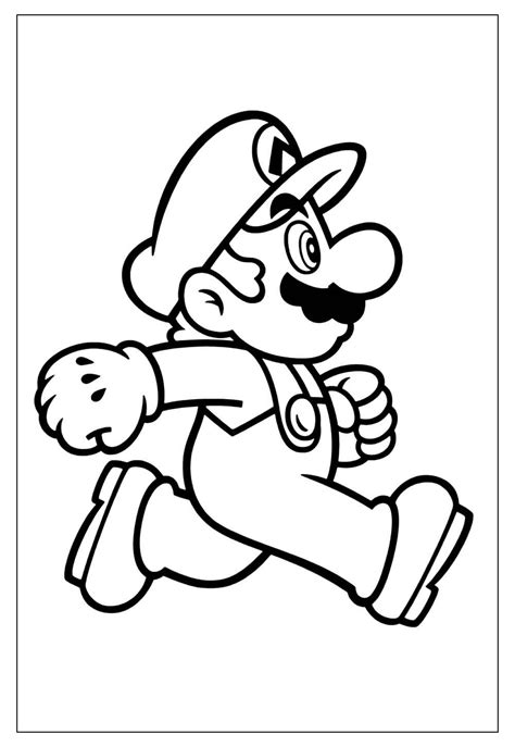 Desenhos Do Mario Bros Para Colorir E Pintar Tudo Para Colorir