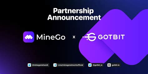 MineGo Network Official On Twitter Thrilled To Announce Gotbit Io As