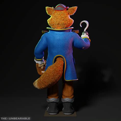 Realistic Foxy Clean Back By Theunbearable101 On Deviantart