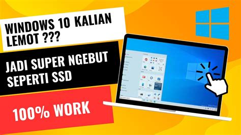 CARA MENGATASI WINDOWS 10 YANG LEMOT ATAU WINDOWS 10 LOADING LAMA YouTube