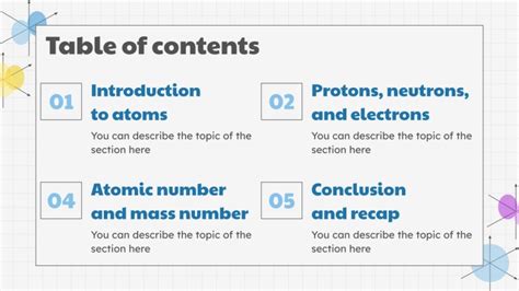 Atomic Structure Chemistry 10th Grade