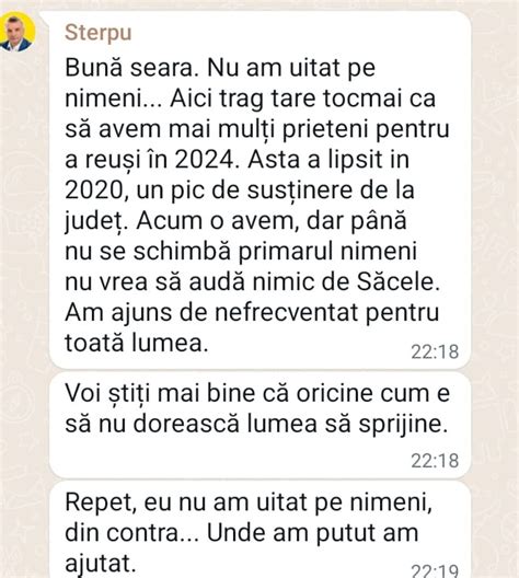 Stenograme incendiare între liderii din Gârcini și liberalul Sterpu