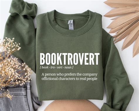 Booktrovert Sweatshirt Bookworm Shirt Book Lover Shirt Reading Girl Shirt Book Nerd Shirt