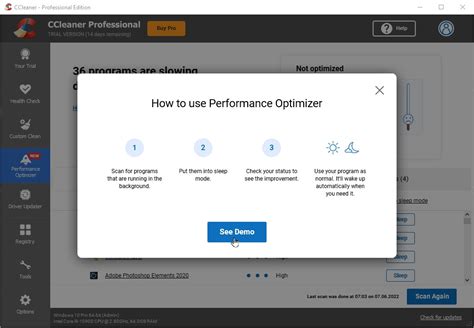 How To Use Ccleaners Performance Optimizer To Try To Speed Up Your Pc