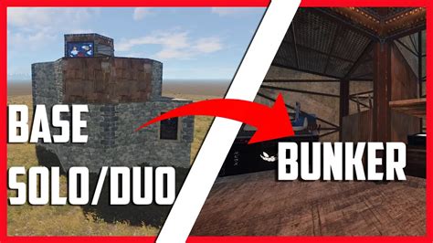 BASE SOLO DUO RUST BASE BUNKER RUST 2021 YouTube