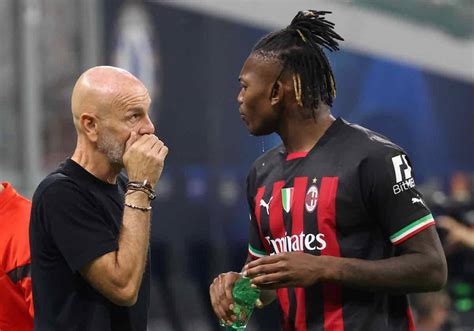 Bologna Milan Pioli Contento Per I Crampi Di Leao Significa Che Ha