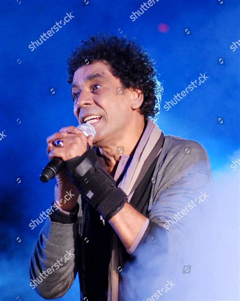 Egyptian Nubian Musician Mohammed Mounir Performs Editorial Stock Photo