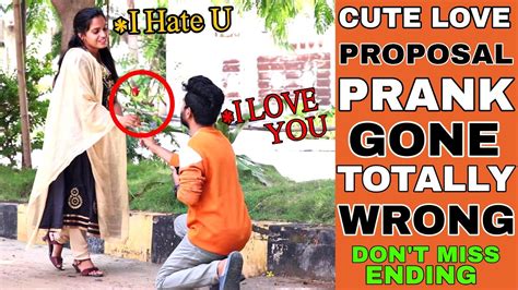 Next Level Proposal Prank On Girlfriend Dont Miss Ending Latest