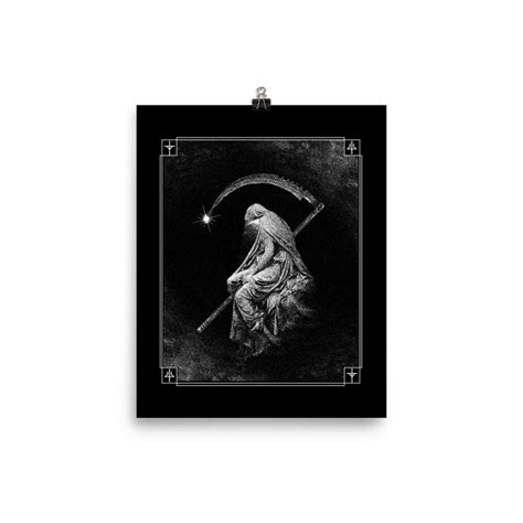 Reaper Dark Art Mvddrak Matte Poster Dark Art And Craft