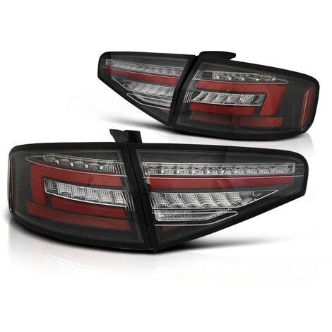 R Ckleuchten Led F R Audi A B Limousine Schwarz