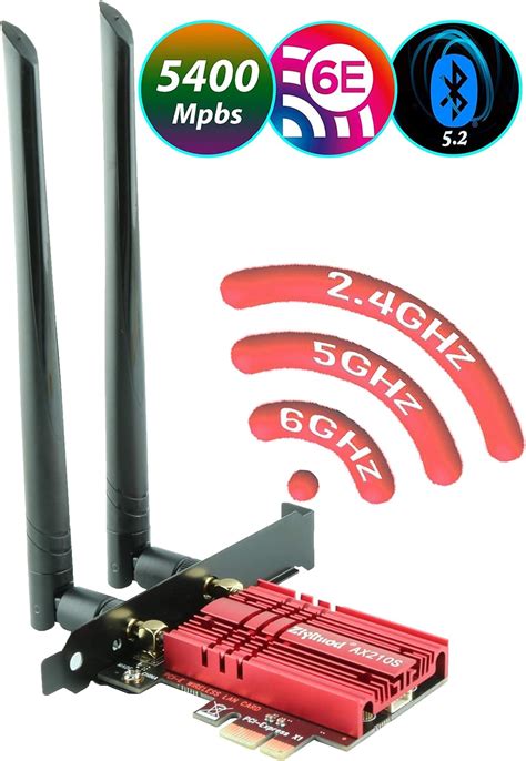 Ziyituod Carte Wifi E Jusqu Mbps Avec Adaptateur Bluetooth