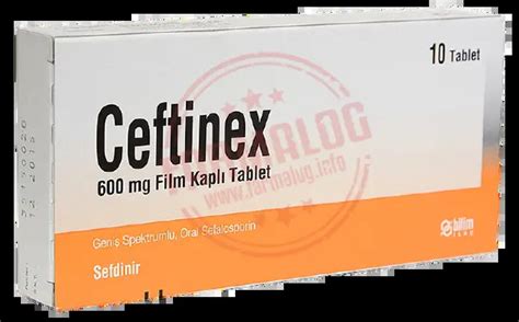 CEFTINEX 600 MG 10 FILM KAPLI TABLET KUB