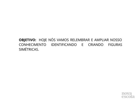 Simetria Identificando E Construindo Planos De Aula Ano