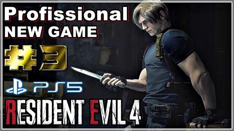 RESIDENT EVIL 4 REMAKE no PS5 PROFISSIONAL SEM ARMAS BÔNUS E NG EM