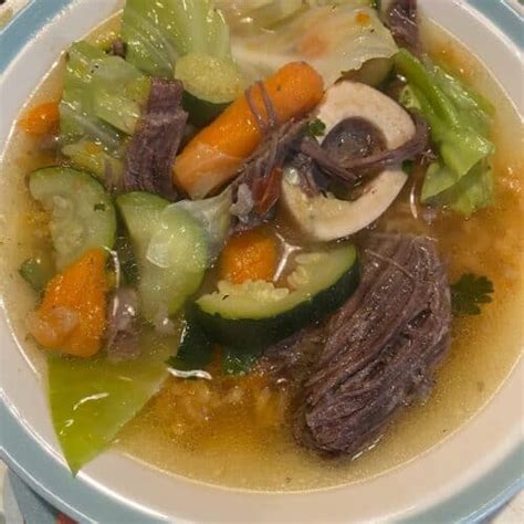 Receta De Caldo De Res Puchero O Cocido