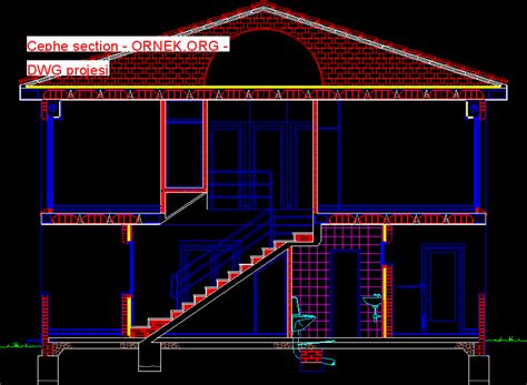 Cephe Section Dwg Projesi Autocad Projeler 13986 Hot Sex Picture