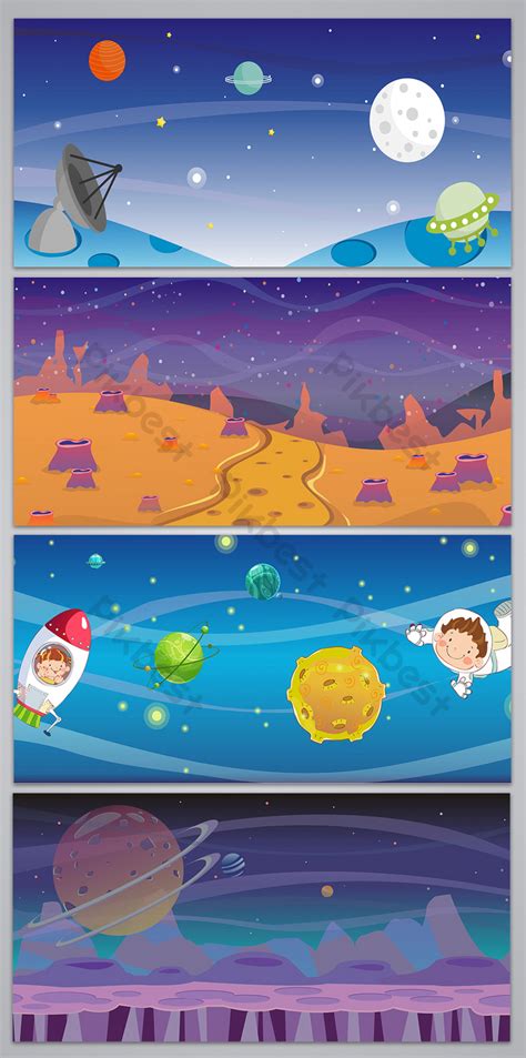 Space Planet Vector Background Backgrounds | CDR Free Download - Pikbest