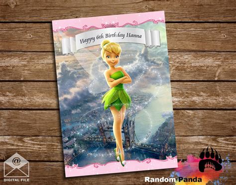 DIGITAL FILE, Tinkerbell Party Poster, Tink Fairy Birthday Banner - Etsy