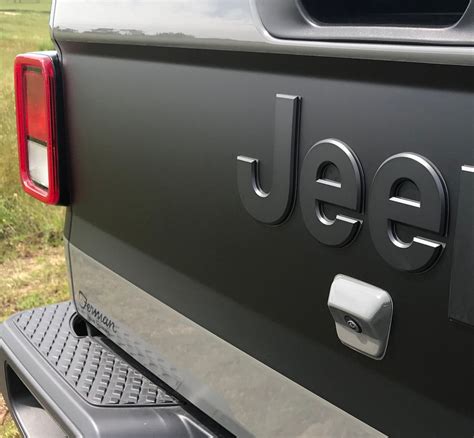 Tailgate And Taillight Blackout Decal Compatible With Jeep Gladiator 201