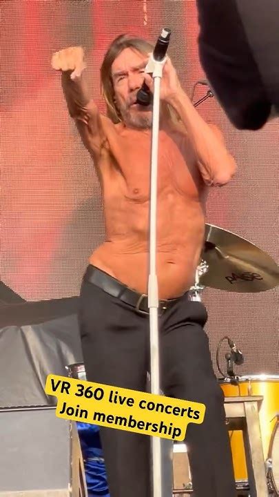 👕 Red Hot Chili Peppers Support Act Iggy Pop Front Of Stage 06 26 2023