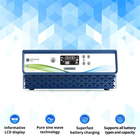 Luminous Optimus 1250 Pure Sine Wave IPS Inverter At Best Price In