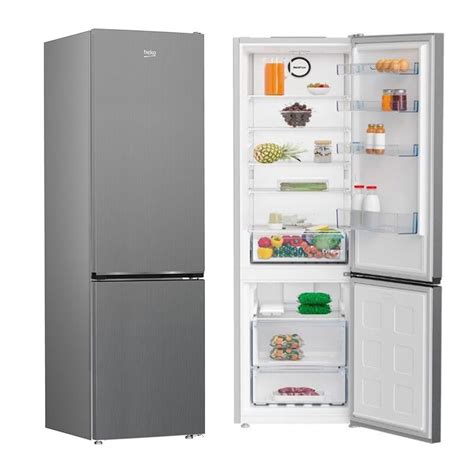 Beko Combi B Rcne Xb Fridge Freezer Cm No Frost E Stainless