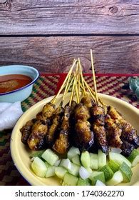 Traditional Popular Malaysian Food Sate Daging Stock Photo 1740362270