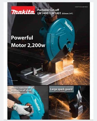 Lw1401 Makita 355mm Portable Cut Off 2200w At Rs 14000 Cut Off Machine In Chennai Id