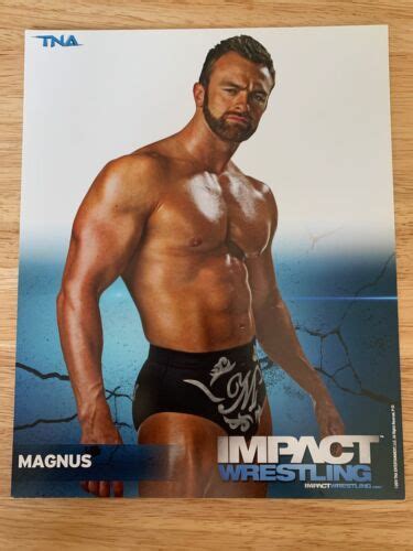 Magnus Official 2011 Impact Wrestling 8x10 Promo Photo Un Signed Wwe Wcw Tna Aew Ebay