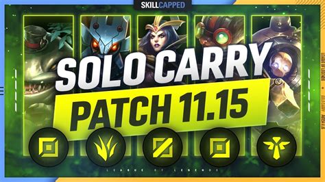 Best Solo Carry Champions For Every Role In Patch League Of