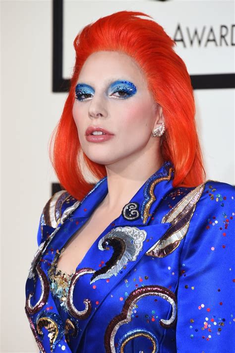 Lady Gaga Makeup And Hair At The 2016 Grammys POPSUGAR Beauty