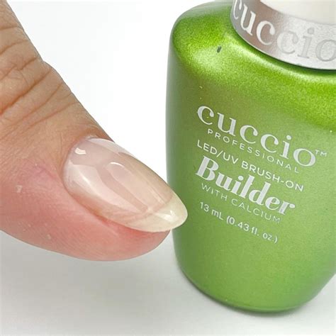 Brush On Builder Gel With Calcium Led Uv Ml Clear Cuccio