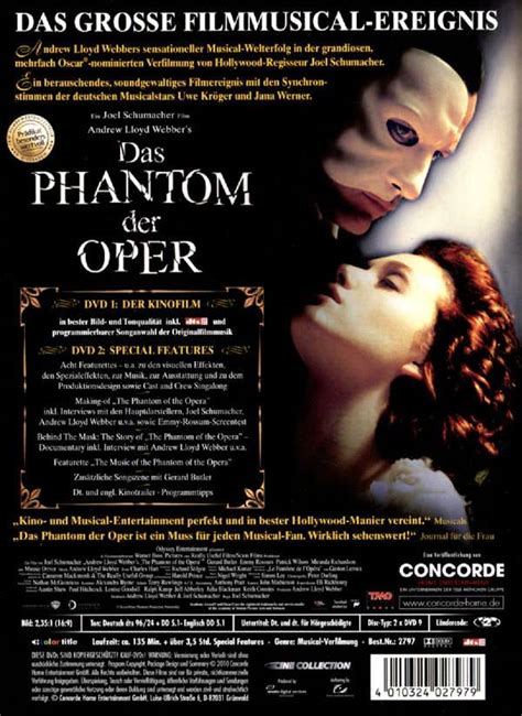 Das Phantom Der Oper Special Edition 2 DVDs Jpc