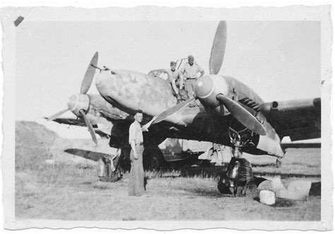 ORIGINAL FOTO KÜSTENSTAFFEL KRIM BAGEROWO 1943 MESSERSCHMITT Me Bf 110