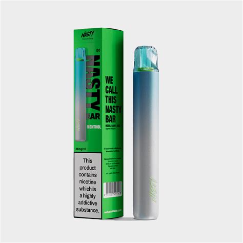 Dx2 Menthol Nasty Disposable Vape Ncigstore